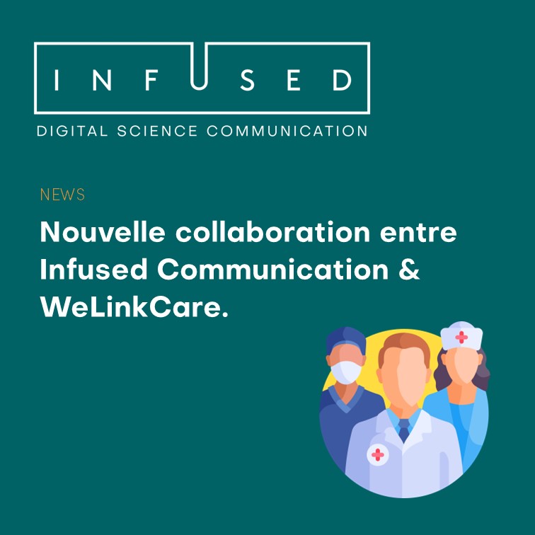 Infused-WeLinkCare-Partenariat-Illustration avec professionnels de la santé